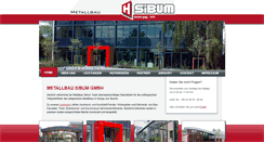 Desktop Screenshot of metallbau-sibum.de